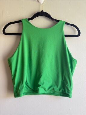 EFan Lime Green Cropped Tank - Large